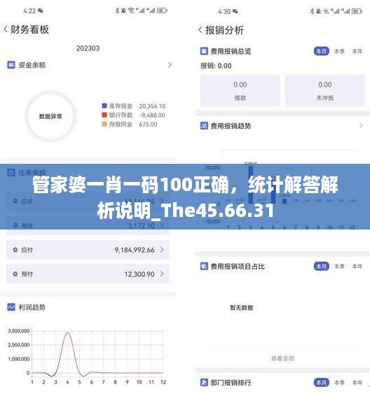 管家婆一肖一码100正确，统计解答解析说明_The45.66.31