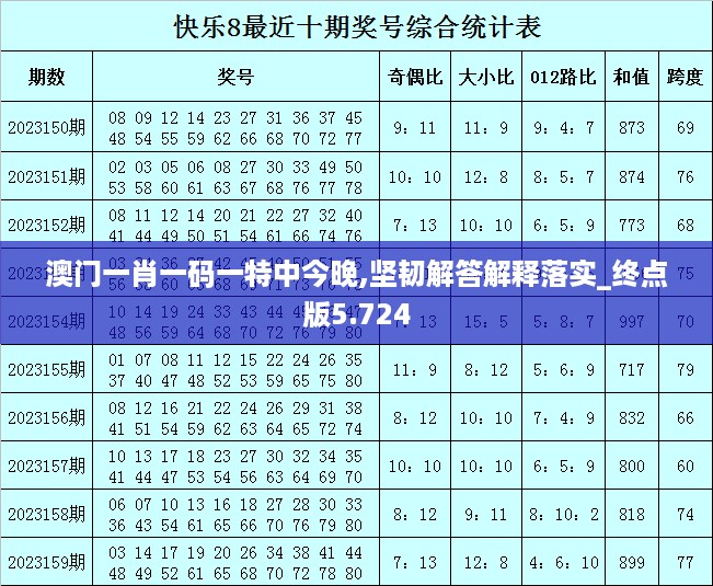 澳门一肖一码一特中今晚,坚韧解答解释落实_终点版5.724